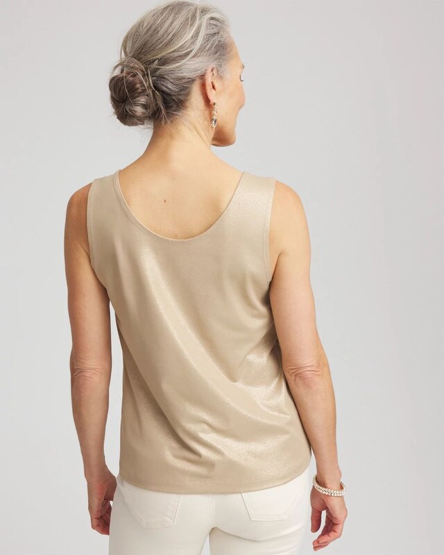 Foiled Microfiber Tank - image 3